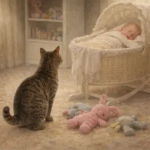 Kastrovaná Kočka značkuje v domácnosti u miminka – změna chování a komunikace se zvířaty
